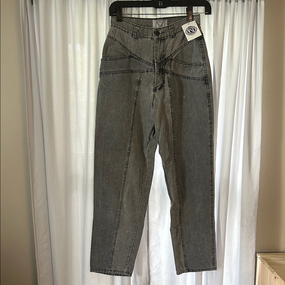 High Rise Gray Women’s Jeans - Unbranded